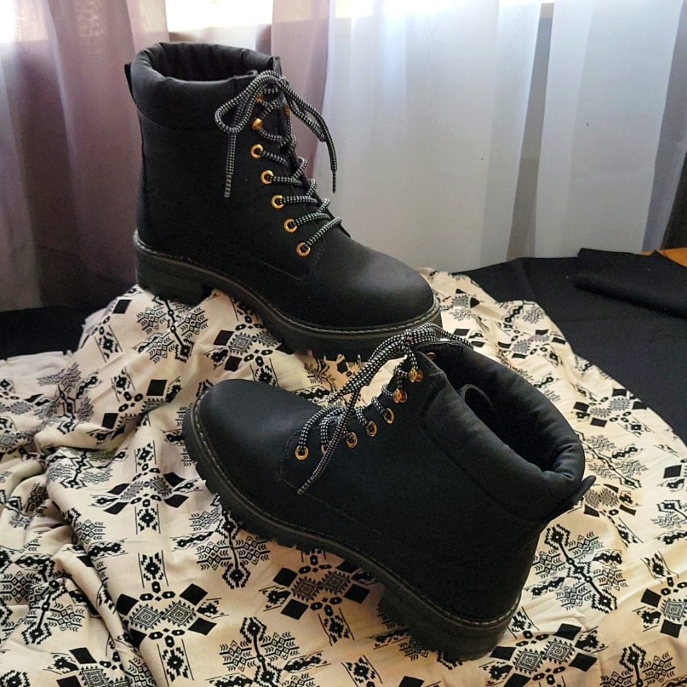 Black Combat Boots